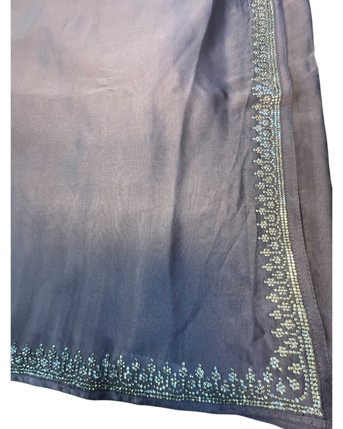 Dusty Pink - Saree with Thread / Stone Work and Blouse Piece - UK stock - 24hr Dispatch - SP2620 KC