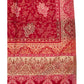 Red - Soft Art Wool Handloom Woven Shawl - (P350) 11KY24 NTC2414