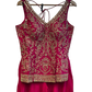 UK 12 / 38" - Fuchsia Pink - Designer Ladies Medium Top Palazzo Trousers Suit -  - VMK Sunita 10PA26
