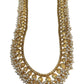 Gold & Pearl - Gold Finish Long Necklace set - Bollywood - Weddings - AE2416 11KA24