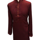 Maroon - Fantastic Mens Indian Kurta set - Weddings / Walimas , Sangeet, Eid, Mehndi / Henna - NAD2405 08KA24