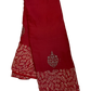 Red - Chiffon Printed Saree with Blouse Piece - UK stock - 24hr Dispatch - LTF104 07KT26