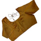 Copper Gold - Silky Saree blouse - UK Stock - Next Day / 2-3 Days Delivery - Size 34"-46" - XS, S, M, L, XL, XXL - VFL289 R