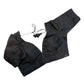 36" UK10 & 40" UK14 - Black - Deep Neck & Back - Saree / Lehenga Blouse -UK Stock - Quick Dispatch - B246 09KP25