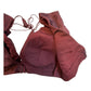 36" UK10 & 40" UK14 -Dark Maroon / Wine - Deep Neck & Back - Saree / Lehenga Blouse -UK Stock - Quick Dispatch - B246 09KP25