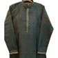 Dark Teal - Banarasi Handloom Brocade Mens Indian Kurta set - UK Stock - Weddings / Walimas , Sangeet, Diwali, Eid, Mehndi / Henna - VEE2429 VP