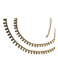 Antique Gold Finish Saree Belt, Waist / Belly Chain - Fancy Dress , Bollywood - DAJ322 R 0923