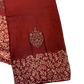 Brick Red / Rust - Chiffon Printed Saree with Blouse Piece - UK stock - 24hr Dispatch - LTF101 07KT26