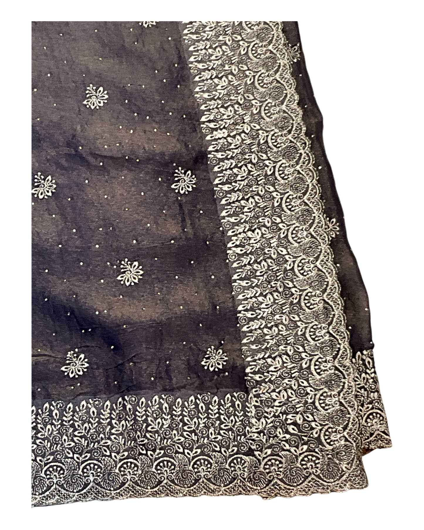 Purple - Classic Saree with Thread Work Border and Blouse Piece - UK stock - 24hr Dispatch - RS2534 VY