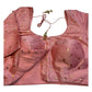 34", 38" & 42" - Pink - Banarasi Brocade Saree / Lehenga Blouse -UK Stock - Quick Dispatch - X767 08Ap25