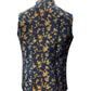 Navy Blue - Rich Brocade - Mens Traditional Waistcoat - UK Stock - VNS-JKT01 10KK25