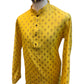 Haldi Yellow - Fantastic Mens Indian Kurta set - Weddings / Walimas , Sangeet, Eid, Mehndi / Henna - NAD2505 01KP25