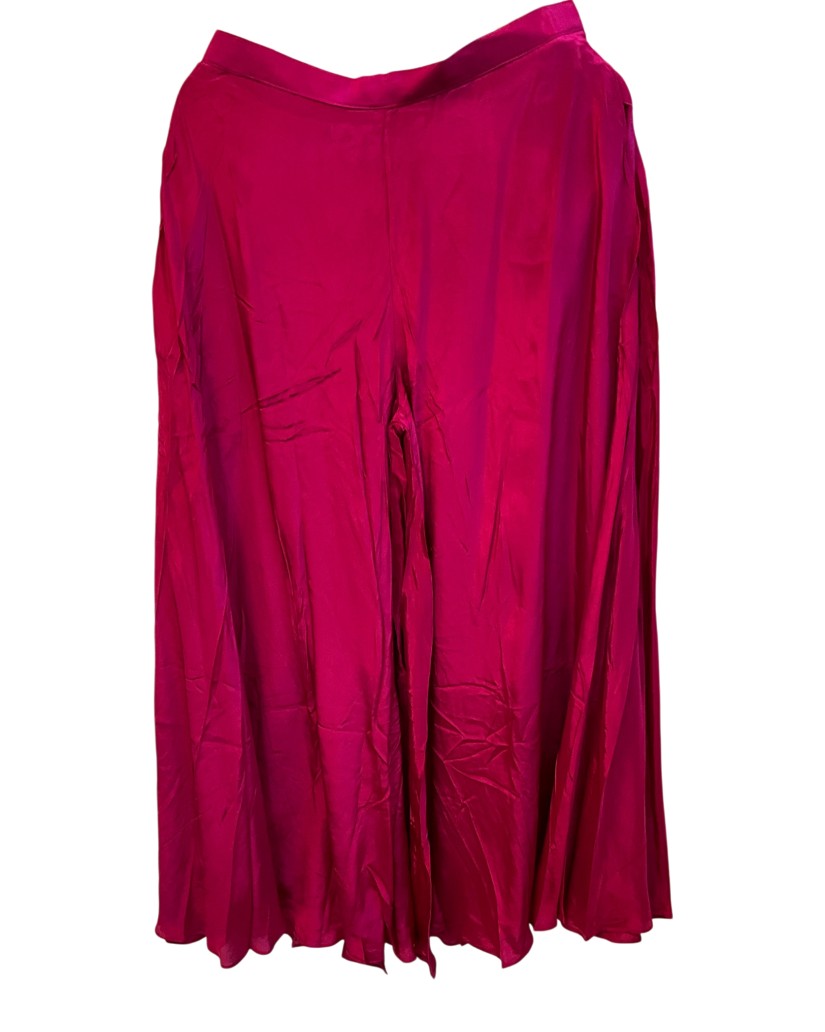 UK 12 / 38" - Fuchsia Pink - Designer Ladies Medium Length Top Palazzo Trousers Suit - UK Stock - 2/3 days delivery - VMK Zilmil RY