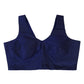 Navy Blue - Silky Saree blouse with cups,  Sleeveless - 42" - UK Stock - Quick Delivery - RNK - R722A-KY