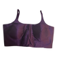 38" / UK 12 - Wine - Silky Designer Saree blouse with cups,  Sleeveless - UK Stock - Quick Delivery - RNK - R651-H