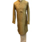 Gold - Silky -  Mens Indian Kurta set - Weddings / Walimas , Sangeet, Eid, Mehndi / Henna - NAD2511 01KJ25
