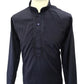 Navy Blue Cotton Silky Mens Kurta Set - Sangeet Mehendi Haldi KCS1001KY 0923