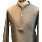 Grey - Silky -  Mens Indian Kurta set - Weddings / Walimas , Sangeet, Eid, Mehndi / Henna - NAD2511 01KJ25