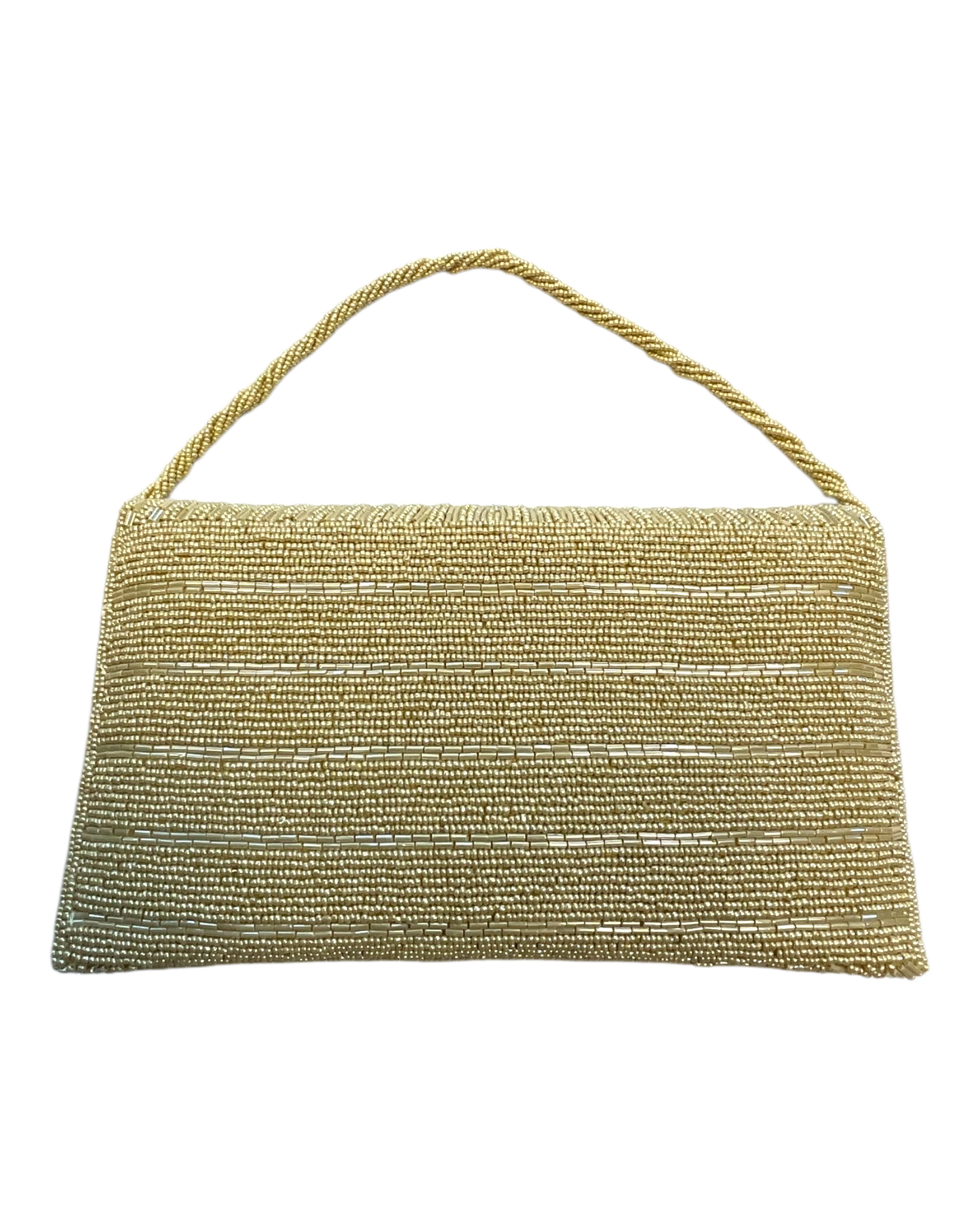 Light Gold - Rich Hand Embroidered Clutch Bag / Handbag -Bollywood / Weddings - JF27 11KJ25