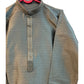 Sage Green - Banarasi Handloom Brocade Mens Indian Kurta set - UK Stock - Weddings / Walimas , Sangeet, Diwali, Eid, Mehndi / Henna - VEE2533 KC