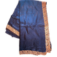 Cobalt Blue - Soft Crepe - Stone Work Saree with Blouse Piece - UK stock - 24hr Dispatch - RS2540 TV