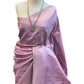 Pink - Fancy Embroidered Saree with Blouse Piece - UK stock - 24hr Dispatch - SP250628 VJ