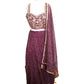SALE - Size 14 / 40" Bust - Wine - Ready Made Lehenga Set - UK Stock - 24h Dispatch - KTC241104