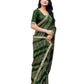 Bottle Green - Bandhani Printed - Chiffon Saree with Blouse Piece - KAS-Chuneri 308 10KV25