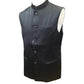 PREMIUM Slim Fit Mens Black BandhGala / Prince / Chinese Collar Open Jacket with inside Waistcoat- Fantastic Fit - CS2409 JA 0524