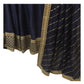 Navy Blue - Silky Lehenga Set - Weddings ,Bridesmaids, Sangeet,  Henna, Haldi - 24h Dispatch - AF2414 TT 0624
