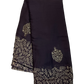 Dark Wine - Chiffon Printed Saree with Blouse Piece - UK stock - 24hr Dispatch - LTF105 07KT26