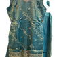 UK 16 / 42" - Teal Green - Ladies Sharara / Palazzo Trousers Suit - UK Stock - Sangeet / Henna / Weddings - OC7302 VC