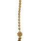 Gold / Neutral - Gold Finish Small Size Tika Head Piece - Indian Ladies Fashion Jewellery - AE2436 11Vp24