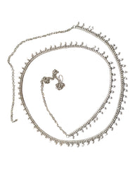 Silver Finish Saree Belt, Waist / Belly Chain - Fancy Dress , Bollywood - DAJ346 P 0923