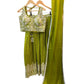 Size 12 / 38" Bust - Mehendi Green - Ready Made Lehenga Set - UK Stock - 24h Dispatch - KTC250107 TV 0125