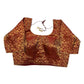 38" & 42" - Maroon - Banarasi Brocade Saree / Lehenga Blouse -UK Stock - Quick Dispatch - X1126 01A25
