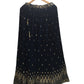Teal Blue Ready Made Lehenga Set - Size 14 - 40"(Loosen up tp 16) ) UK Stock - 24h Dispatch - KTC2409  JA 0324