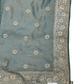 Sky Blue - Fancy Party Saree with Blouse Piece - UK stock - 24hr Dispatch - SP2624 TK
