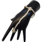 Clear - Gold Finish Panja / Indian Ladies Hand Accessory - Fashion Jewellery - Bollywood - Weddings - AE2444 11Rp24