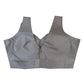 Light Grey / Silver - Silky Saree blouse with cups,  Sleeveless - 38" - UK Stock - Quick Delivery - RNK - R722A-KY