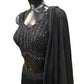 Stunning Intricately Embroidered Black Lehenga Set - Size 12 - UK Stock - 24h Dispatch - HD132 CY 0124