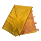 Mustard Yellow - Classic Plain Cotton Silky Fancy Saree with Blouse Piece - UK Stock - 2/3 days Delivery  12KV25 RP513