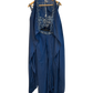 UK 12 / 38" - Navy Blue - Designer Ladies Indian Short Top Palazzo Trousers Suit - UK Stock - 2/3 days delivery - VMK SNEHA PP