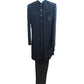 Stunning Double Layered Mens Black Sherwani in Suede - SHU2402 PY 0124