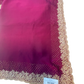 Magenta  / Rani - Saree with Thread / Stone Work and Blouse Piece - UK stock - 24hr Dispatch - SP2612 KR