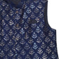 Navy Blue - Sequins Embroidered Indian Mens Waistcoat / Bandi - Bollywood - CS2401 KP 0524