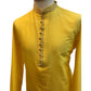 Haldi Yellow - Fantastic Mens Indian Kurta set - Weddings / Walimas , Sangeet, Eid, Mehndi / Henna - NAD2503 01KJ25