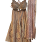 UK 12 / 38" - Pastel Baby Pink - Designer Ladies Indian Short Top Palazzo Trousers Suit - UK Stock - 2/3 days delivery - VMK Jivika AV