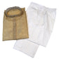 Gold - Banarasi Brocade Mens Indian Kurta Set - Weddings / Walimas , Sangeet, Eid, Mehndi / Henna - KCS2502 KA 0225