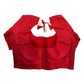 Dark Red - HYBRID Silky Saree blouse - With Elastic on both side for Great fit - Size 36",38", 40" S M L  - VAM1216 Ap